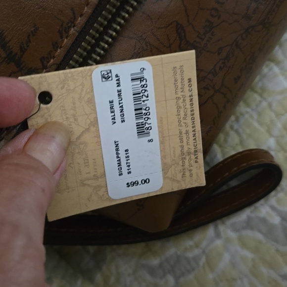 3 pic Set Patricia Nash European map print New with tags - Picture 6 of 11